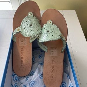 Jack Rogers Patent Leather Georgica Sandal **Final Price Drop*